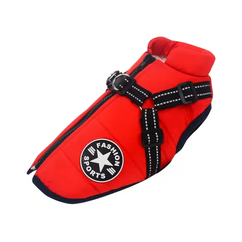 Warm Waterproof Winter Coat for Small Medium & Large Dogs