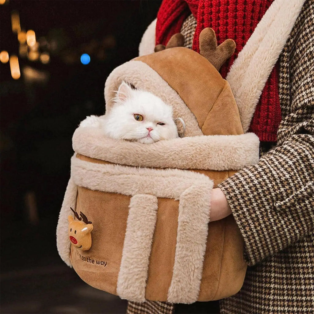 Weatherproof Travel Bag for Cats & Small Dogs